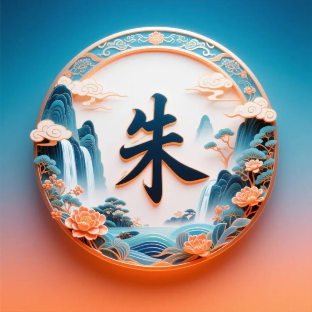 印象深刻的3d艺术国潮风姓氏头像