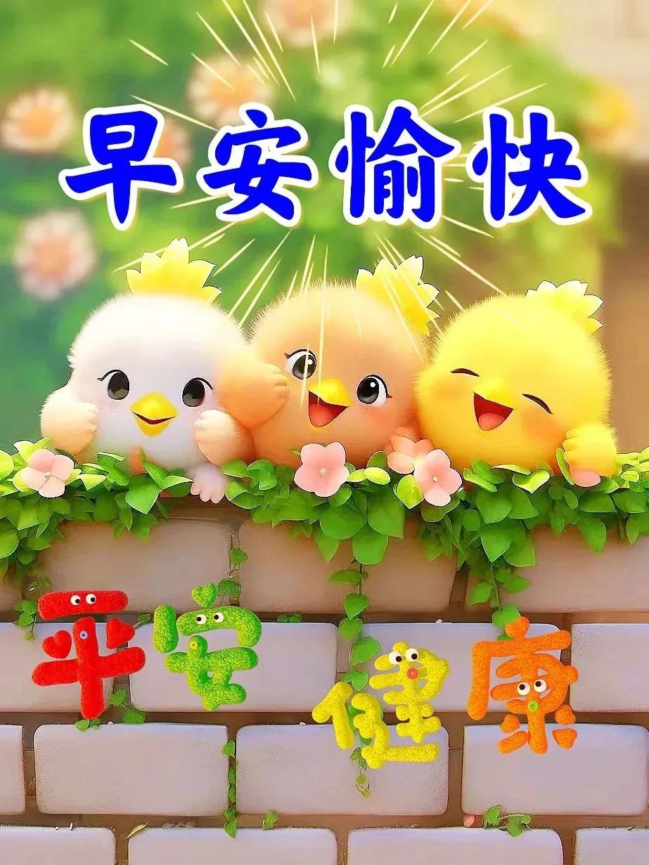 今天最新早上好祝福表情包图片,问候心情好,牵挂情谊好