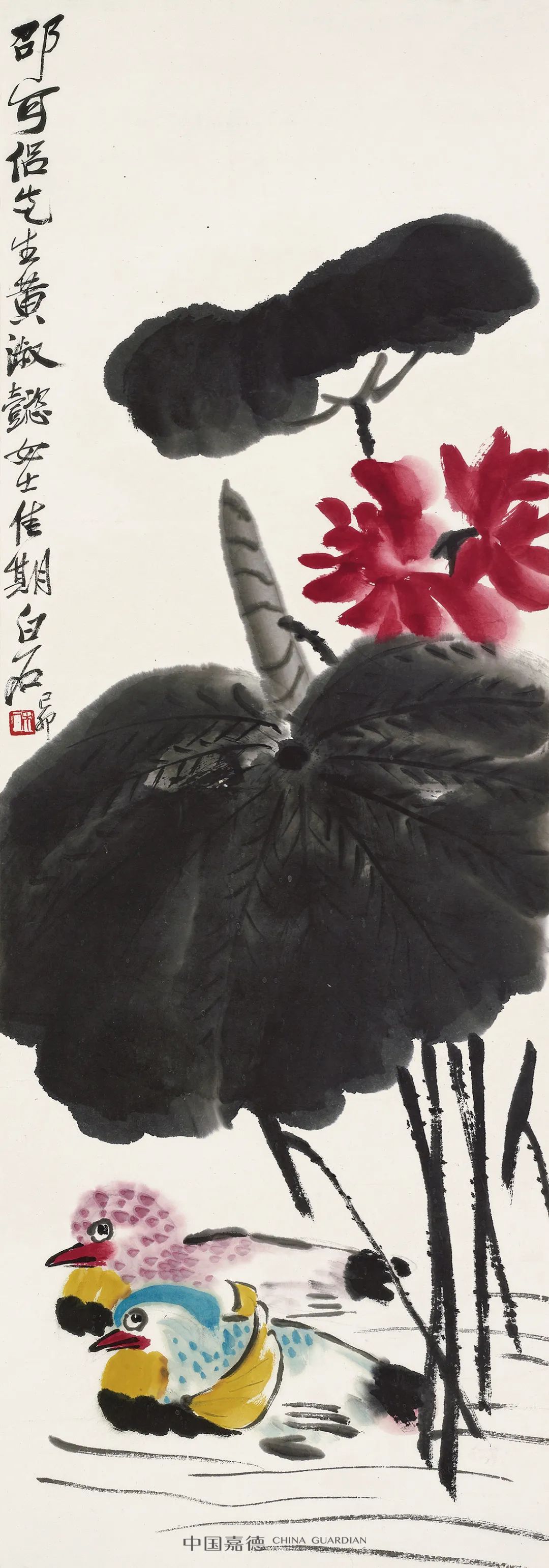 —略观大观之夜中齐白石花鸟画的简与繁