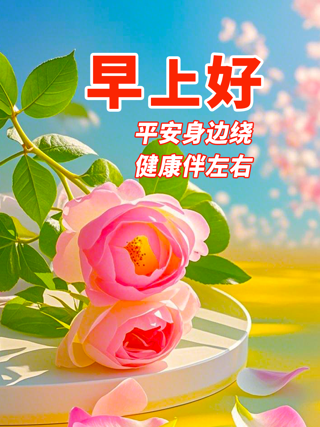 励志早安心语正能量早安问候图片带字(早安励志正能量的图片 问候语)
