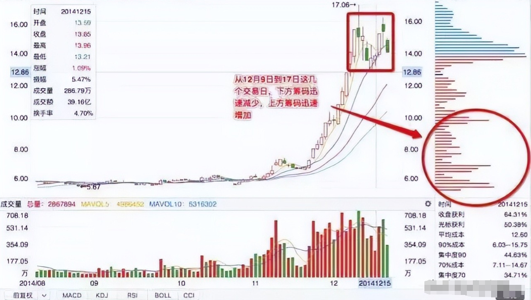 股票筹码比例分析