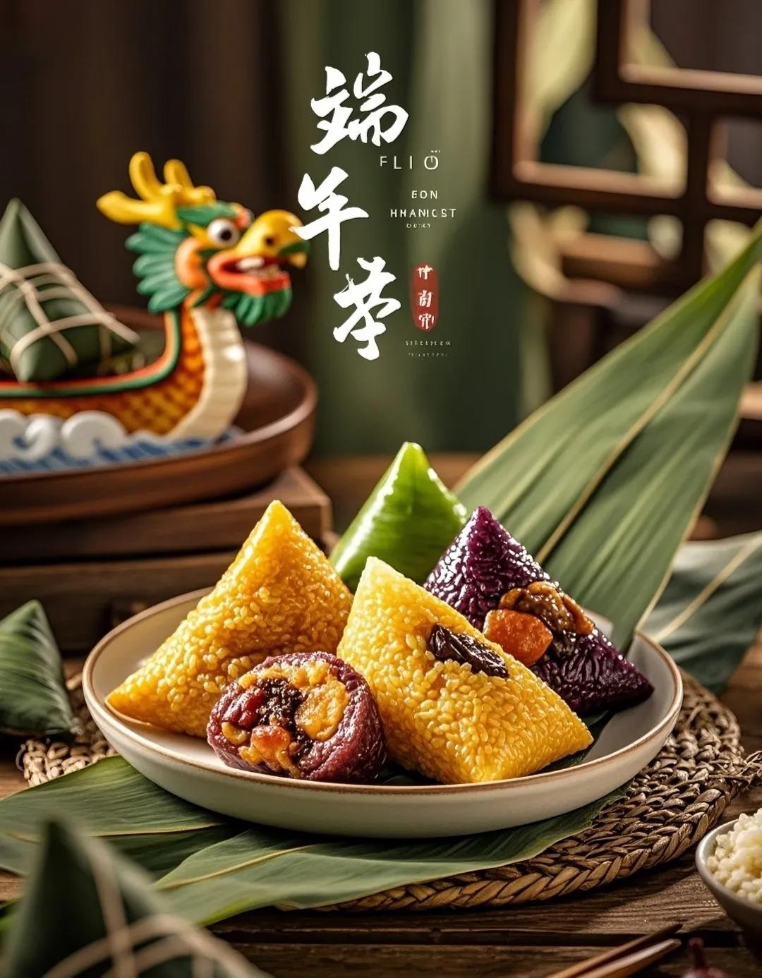 端午情浓粽飘香,安康祝福满心间