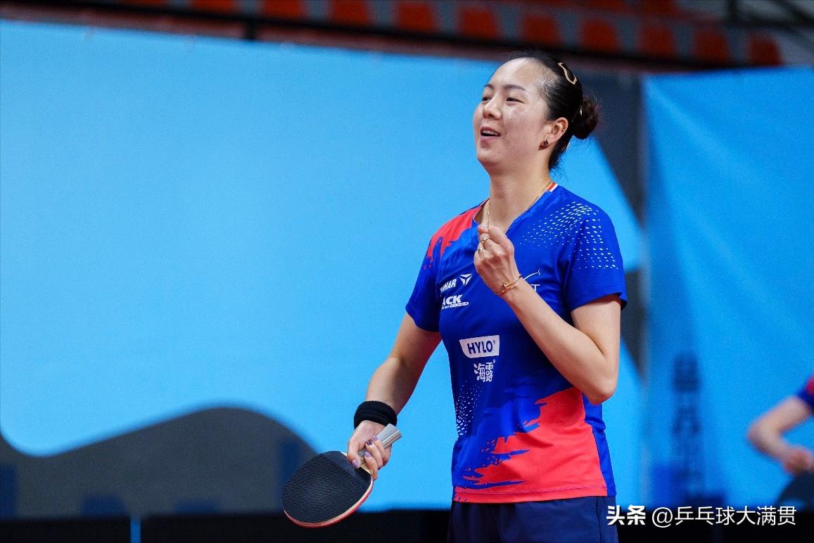 20岁的我国乒乓球运动员范姝涵迎战39岁的法国选手袁嘉楠
