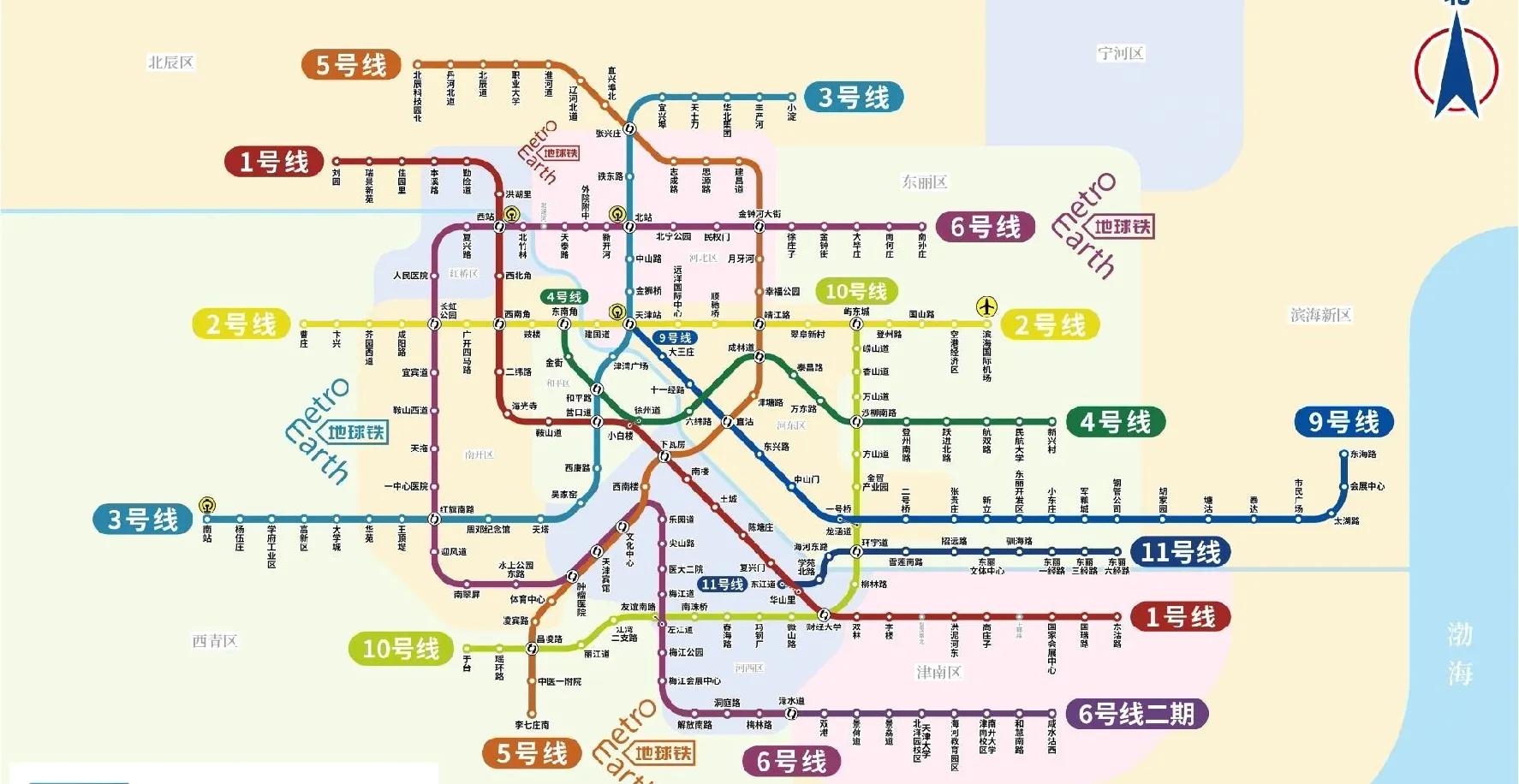 天津地铁 12 号线规划