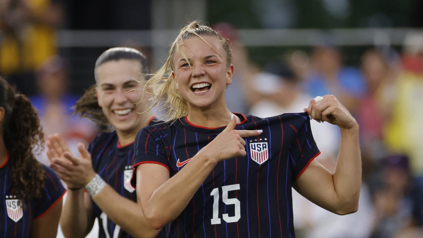 这是美国队第54次在67次交锋中战胜加拿大队