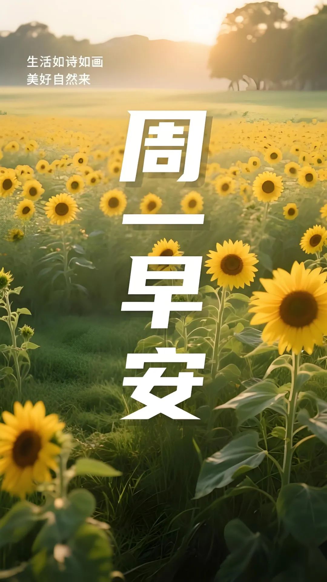 星期一早上好,10句周一早安祝福语,面带微笑迎接新的一周