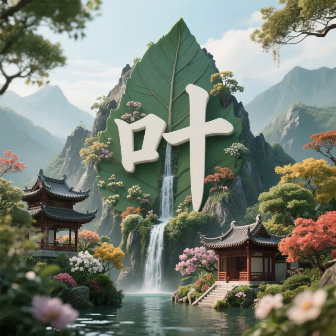 治愈系爆款!3d立体姓氏山水,你的wechat头像该换了