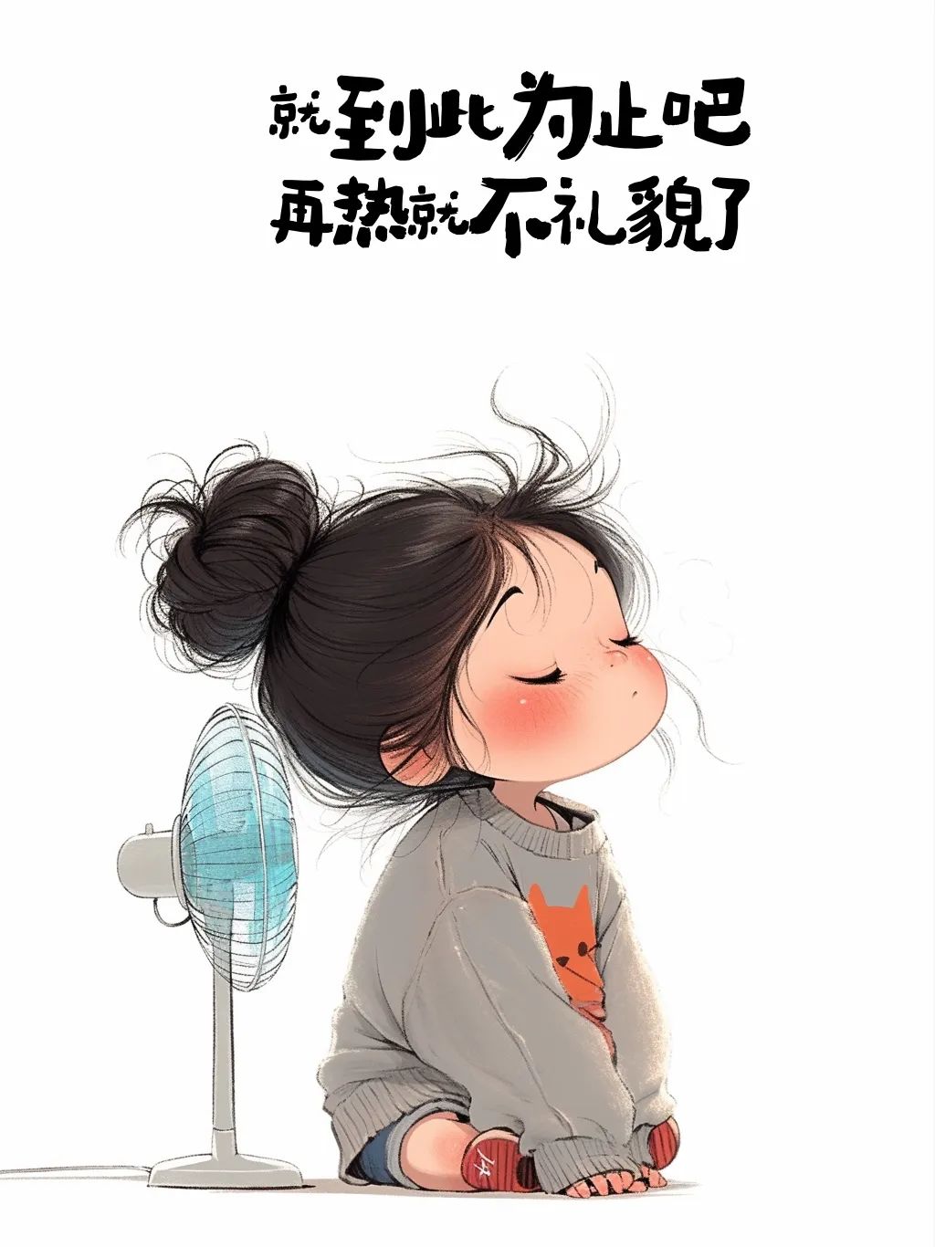 天气热这样发,去笑死你朋友圈