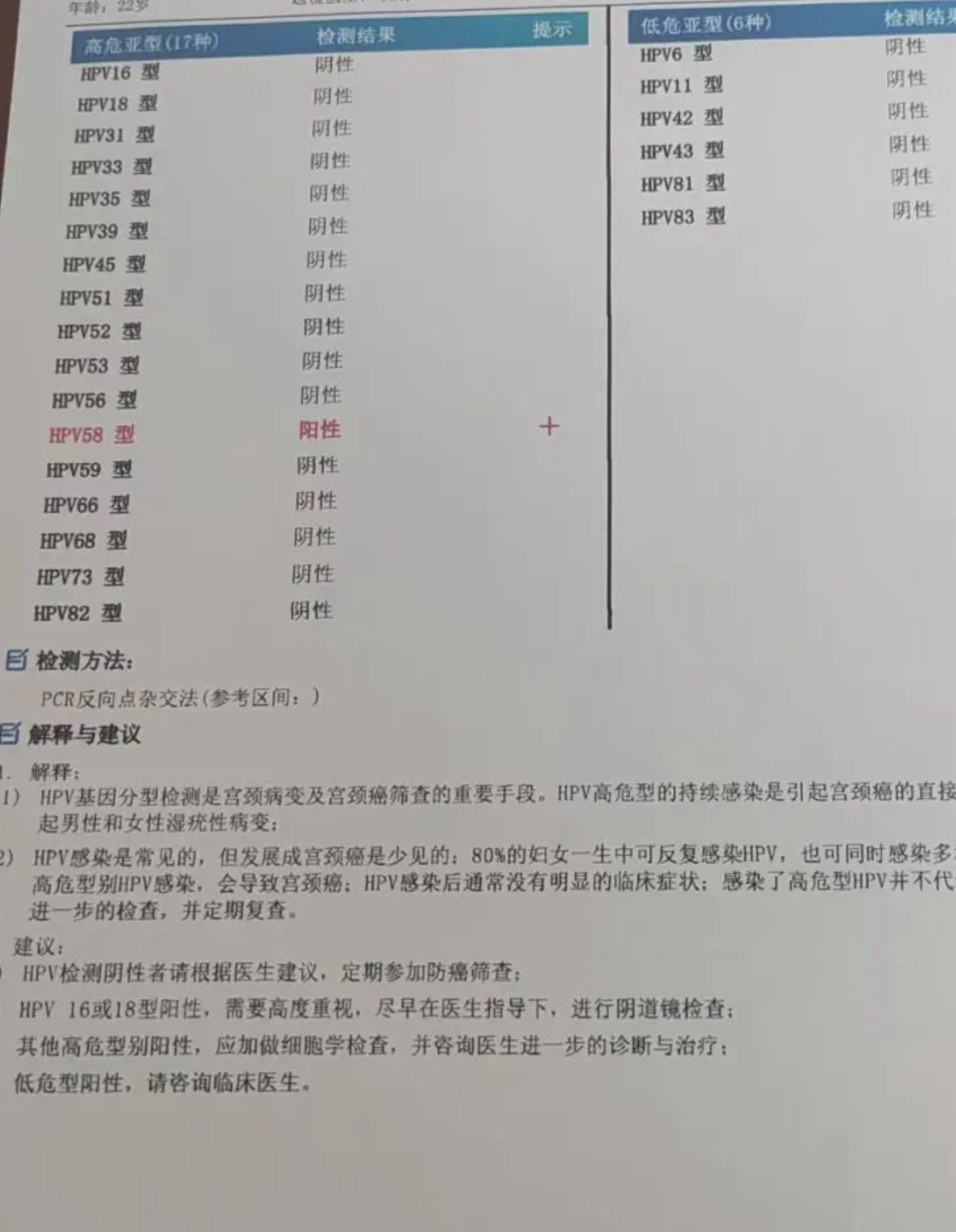 大部分情况下,hpv阴性是正常的!