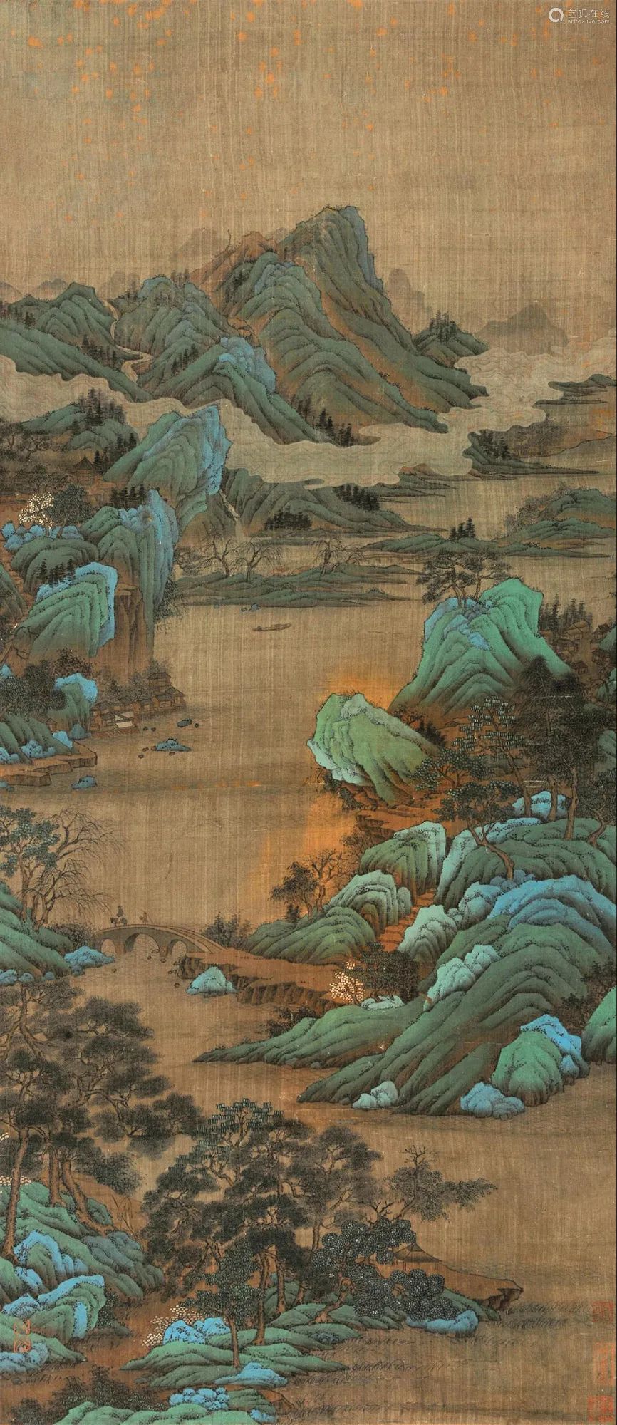 清代画家唐岱山水画作品赏析