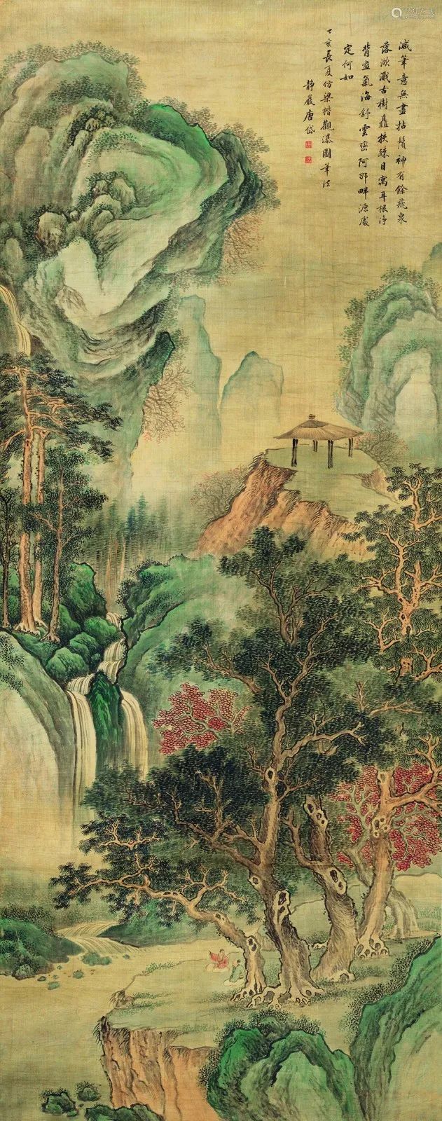 清代画家唐岱山水画作品赏析