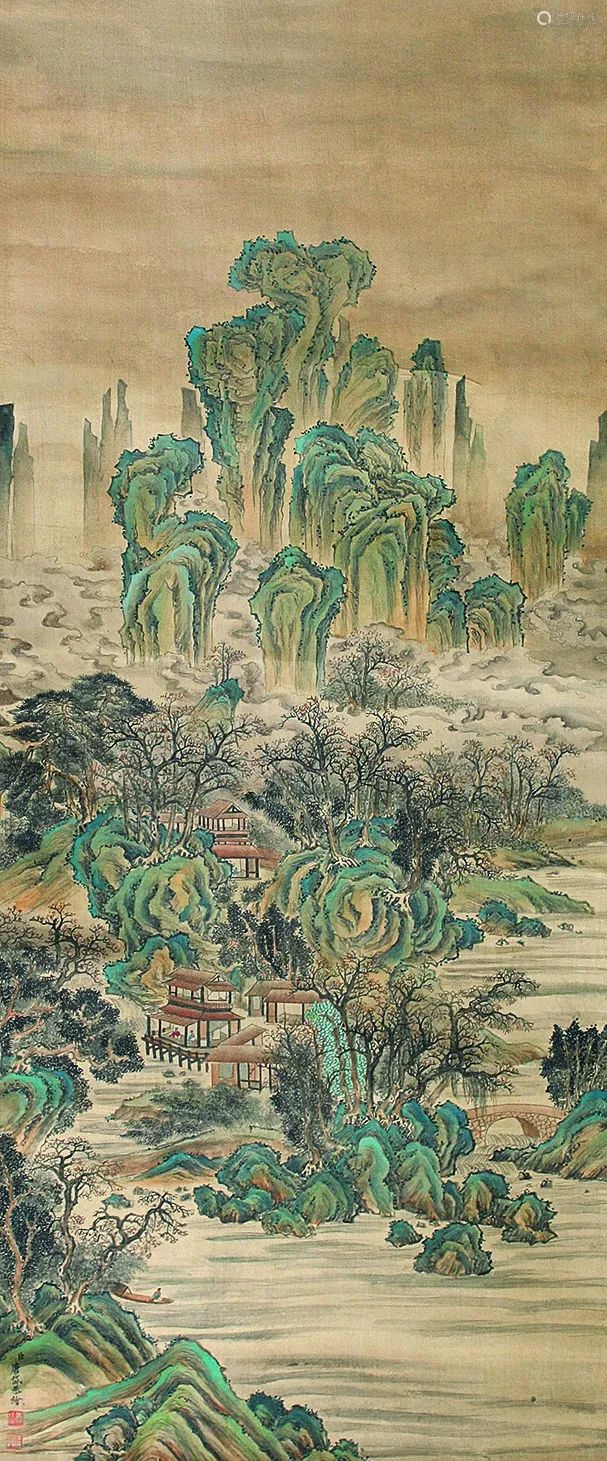 清代画家唐岱山水画作品赏析