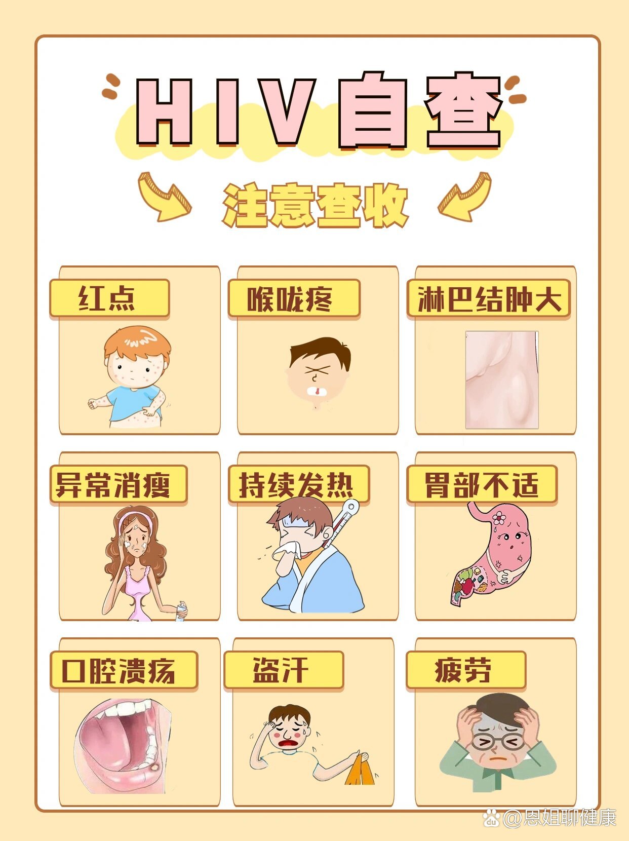 不能仅通过外表判断是否感染艾滋病