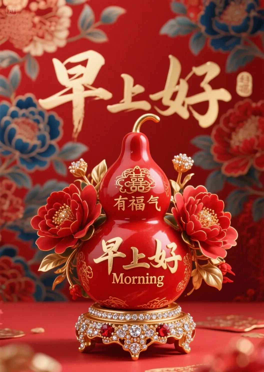 喜气洋洋的早上好问候语大全,新的一天,愿你平安幸福!