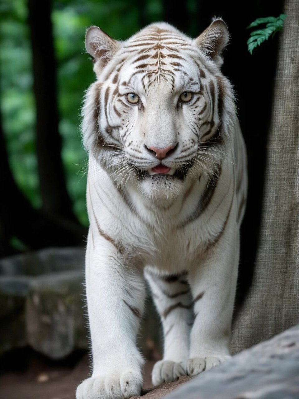 母虎抑郁绝食,饲养员无奈放入一奶猫,8分钟后在场人都红了眼眶