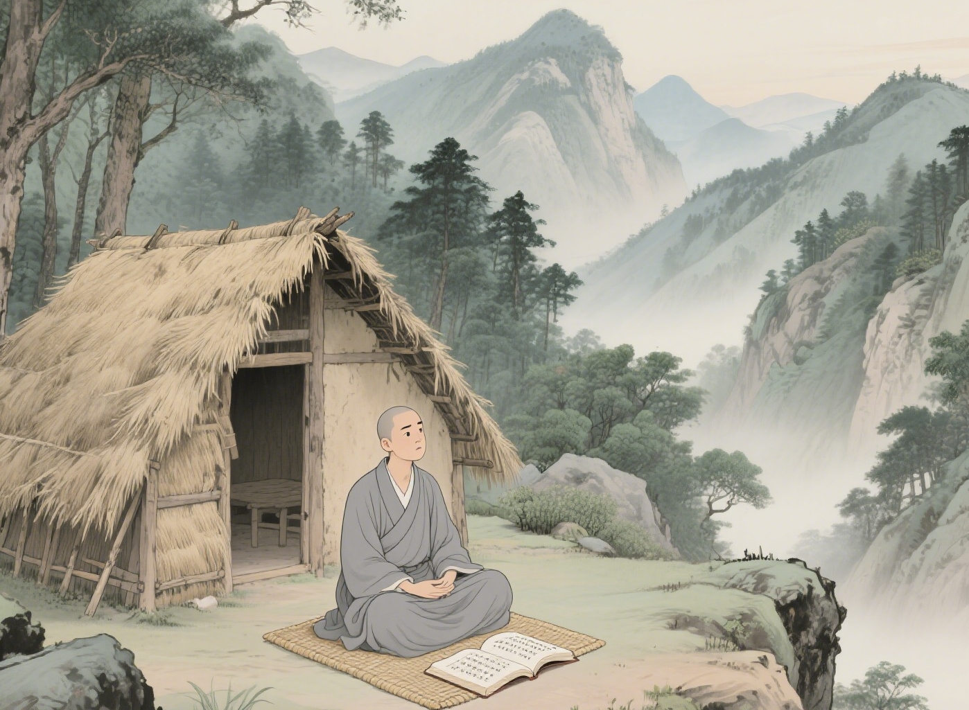 虚云老和尚点化:打坐默念这四句话,经络自通心澄明!