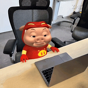 猪猪侠上班表情包