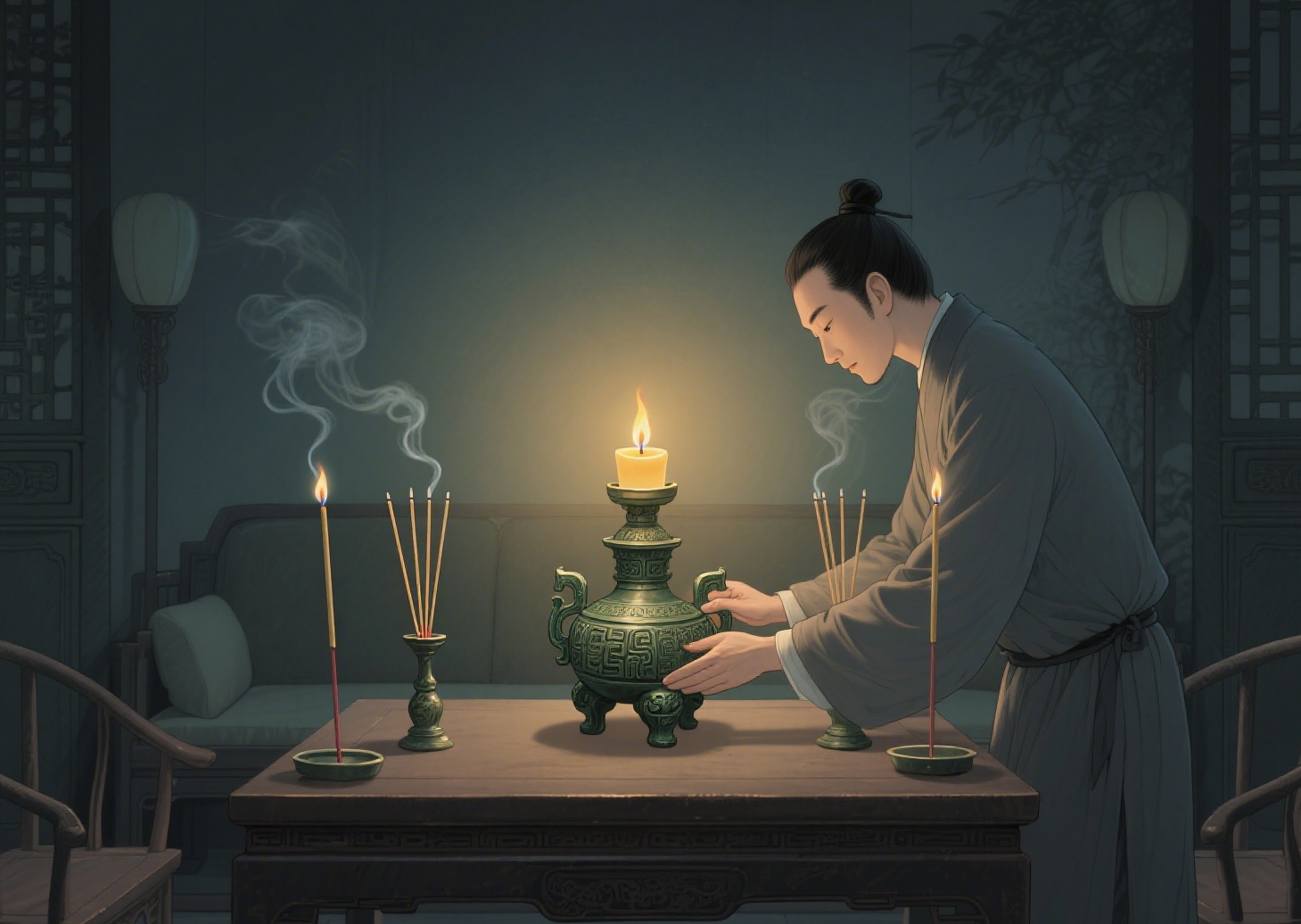 古灯不是凡物?燃灯古佛开示:农历十五子时如此操作,业障可化解