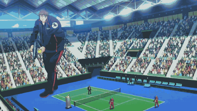 "沉醉在本大爷的美技中吧",当立海大附中的真田弦一郎用 "风林火山"