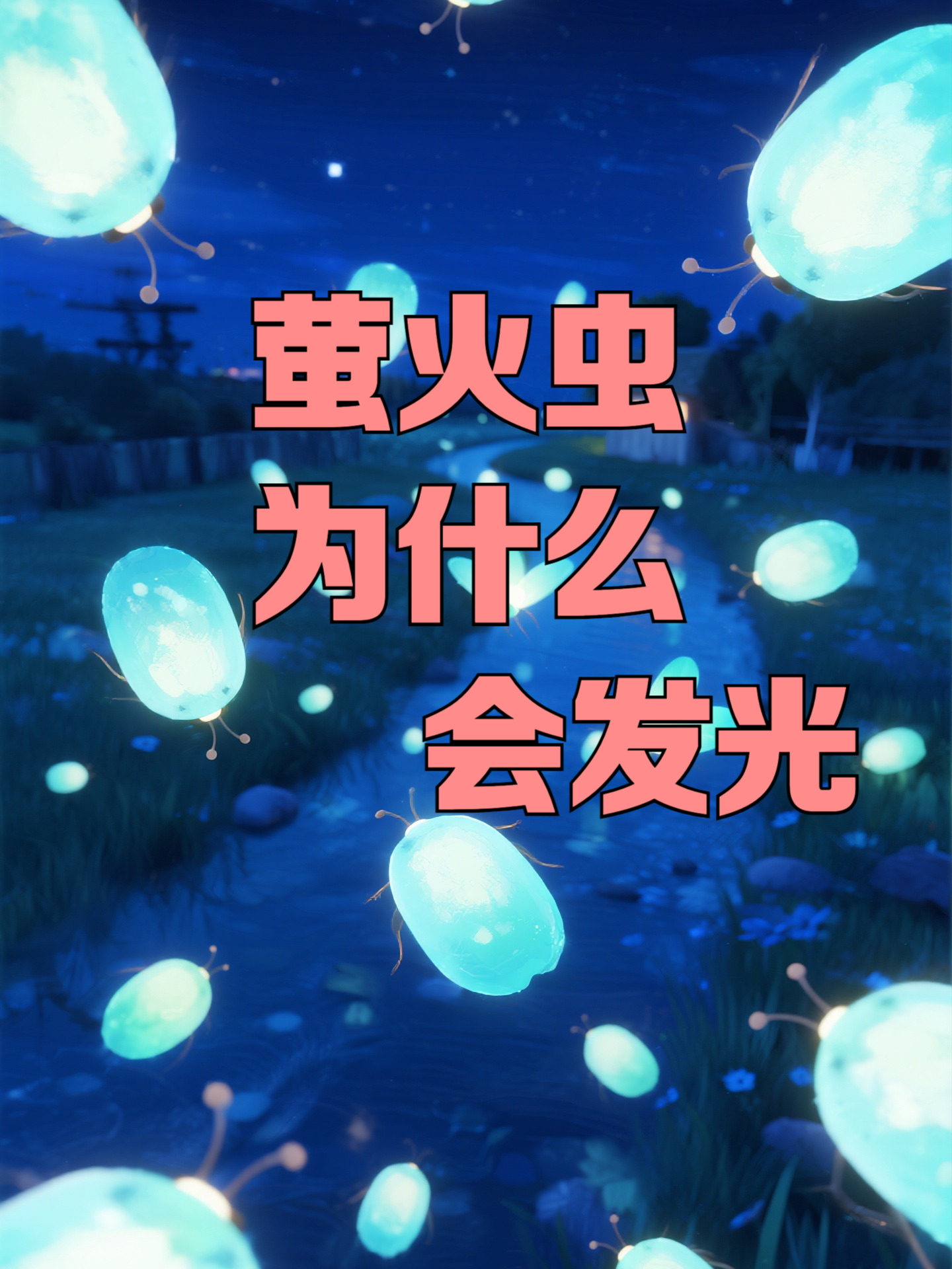 为什么萤火虫会发光?二年级为什么在线