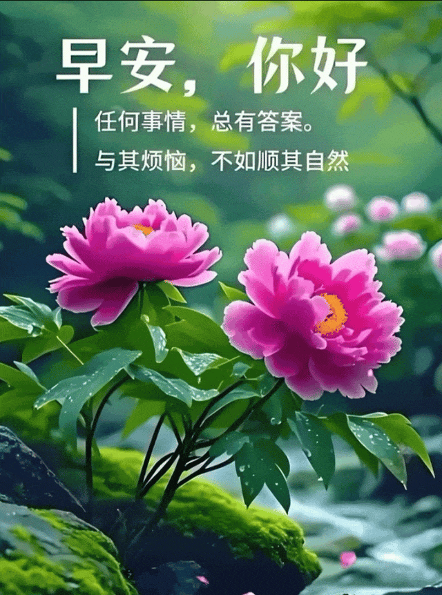 美满幸福的早上好问候语大全早安心情美图美句分享
