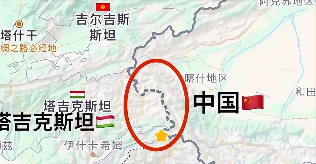 中塔边界为何是虚线?帕米尔高原10万平方公里究该归谁
