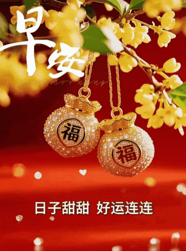 平安顺遂,福运绵绵的早安祝福短信,温馨无比的早上好问候语图片