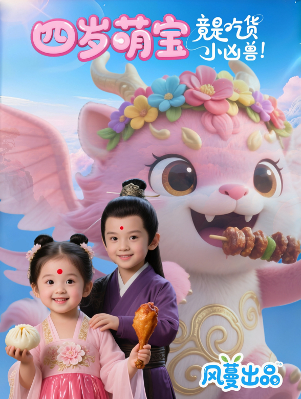 四岁萌宝竟是吃货小凶兽}