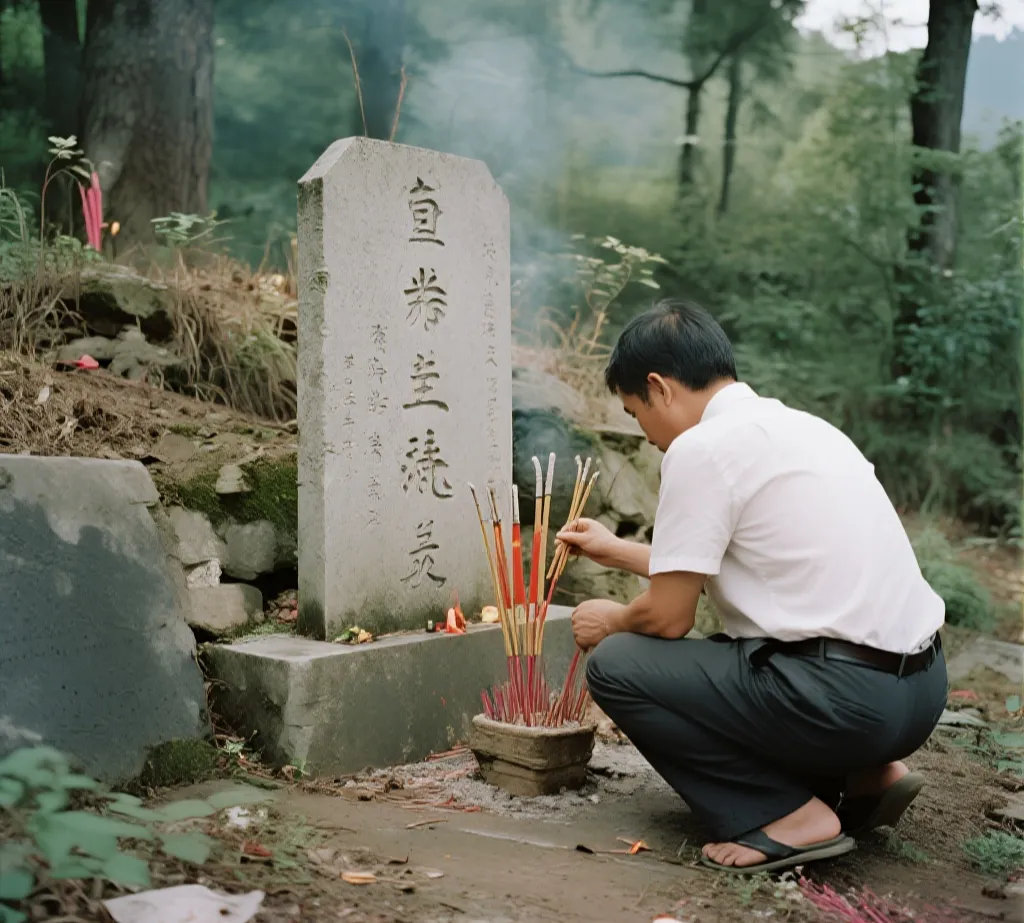 祖坟风水如何,民间有个说法,通过上坟时的一炷香就能看出端倪