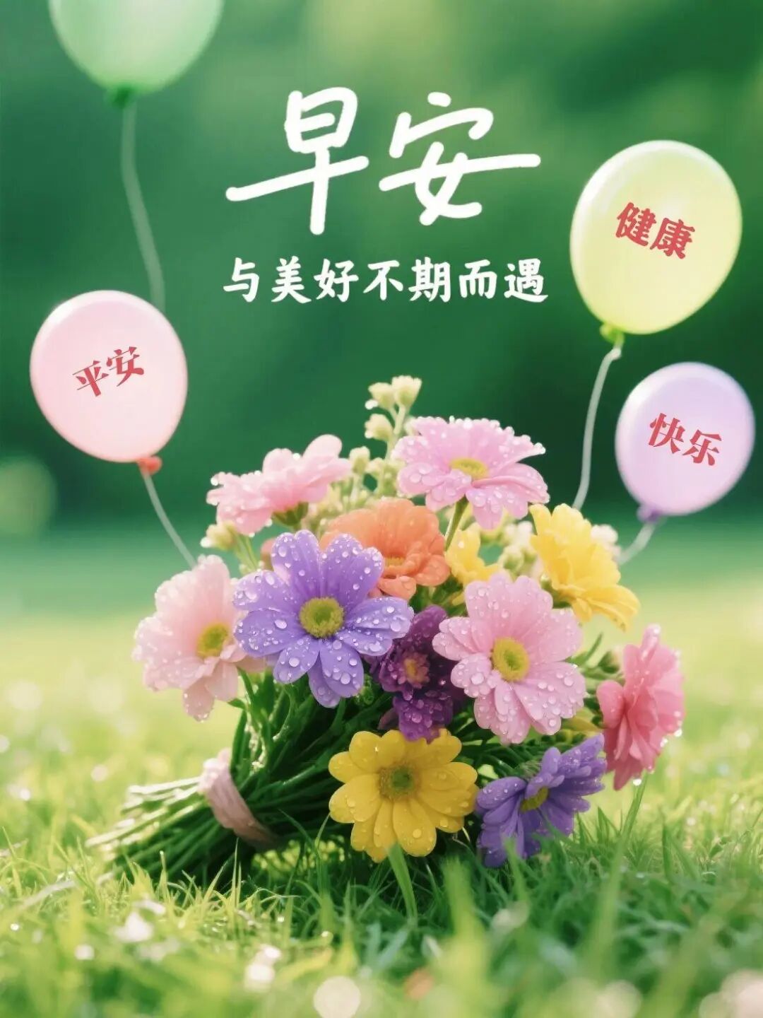 情真意切的早安祝福语唯美句子,最新漂亮的早上好问候图片带字