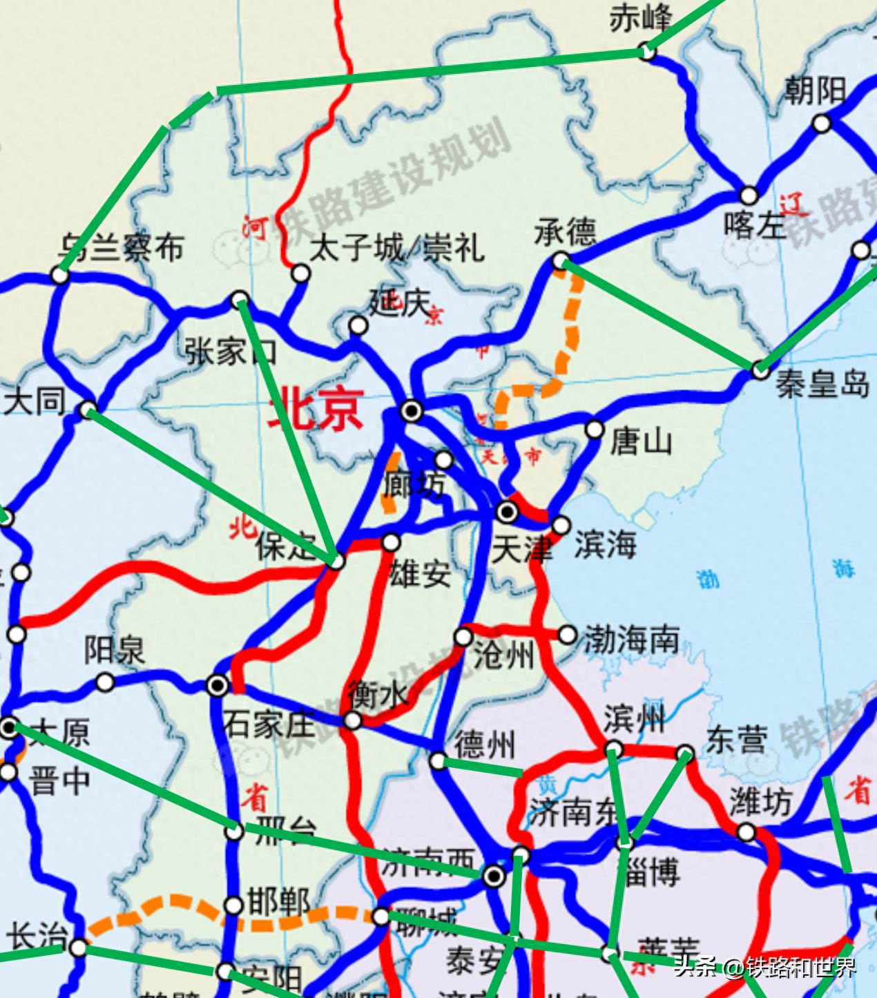 河北期盼的高铁线路有哪些?