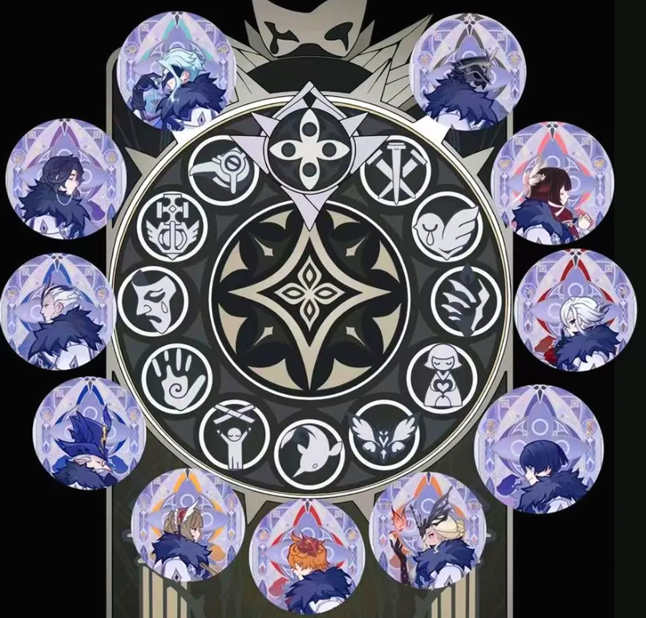 「原神」所有执行官命座图案终于公布!隐藏的第十席竟是他!