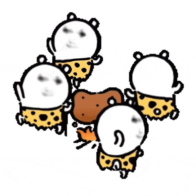 为这些表情包配上欢快的歌曲《哈尼宝贝》作为背景音乐,再加上 "远古