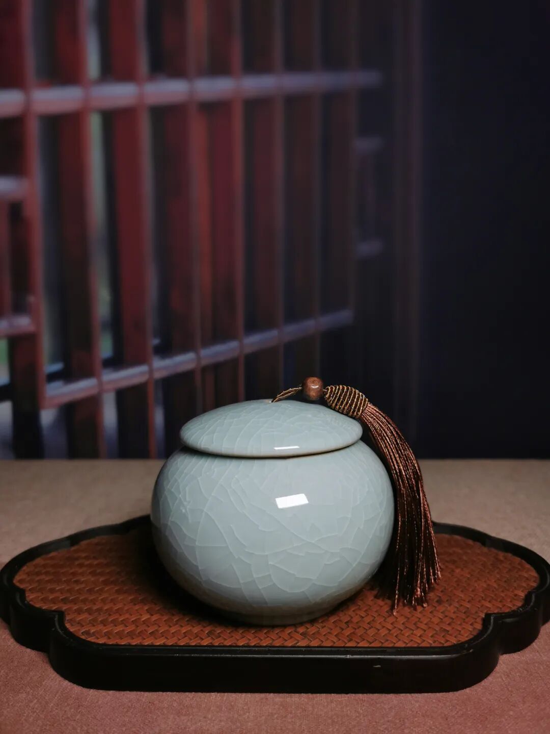 汝窑玲珑壶茶具晨光里的宋式小品釉色中的千年艺