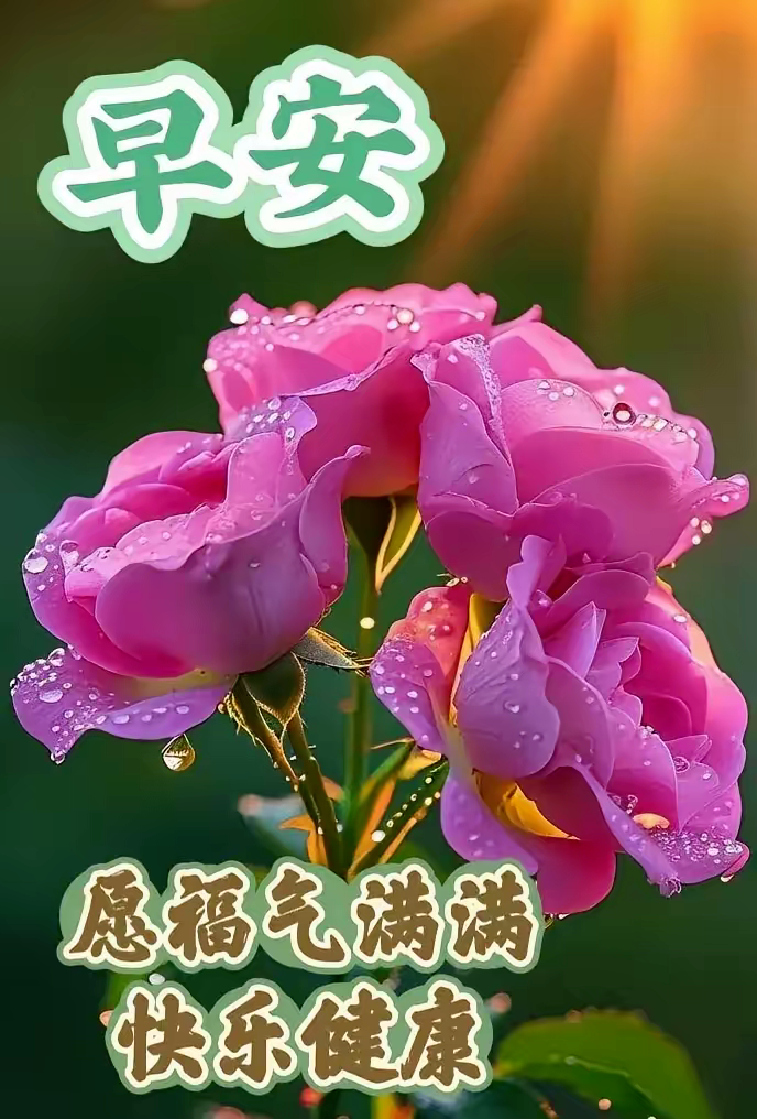 早上好暖心问候语,送上问候,愿你心情晴朗;送上祝福,愿你每天都好!