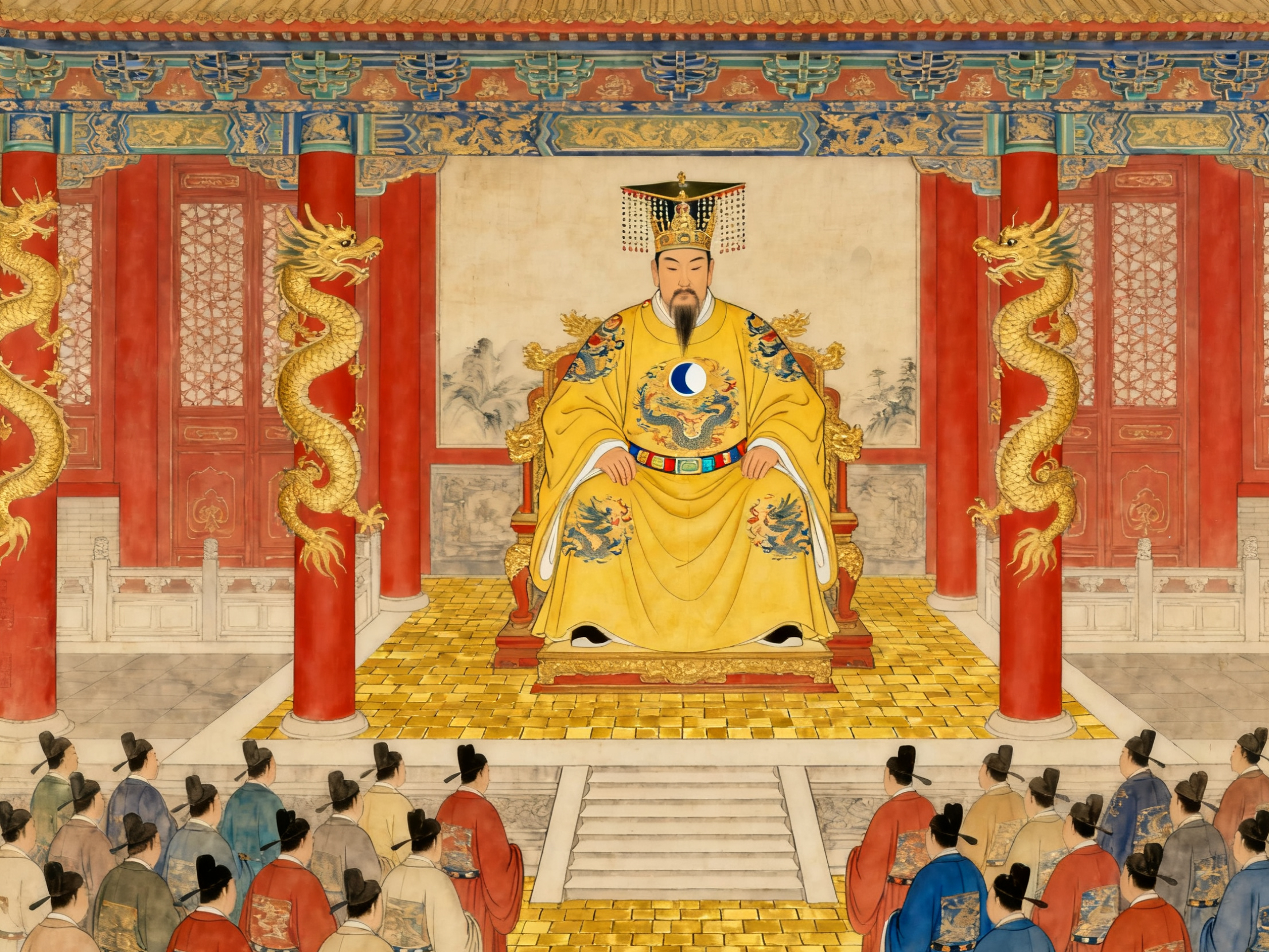 朱元璋登基,旧邻一泼皮前来索要封赏,说:你连个放牛娃也当不好,凭什么