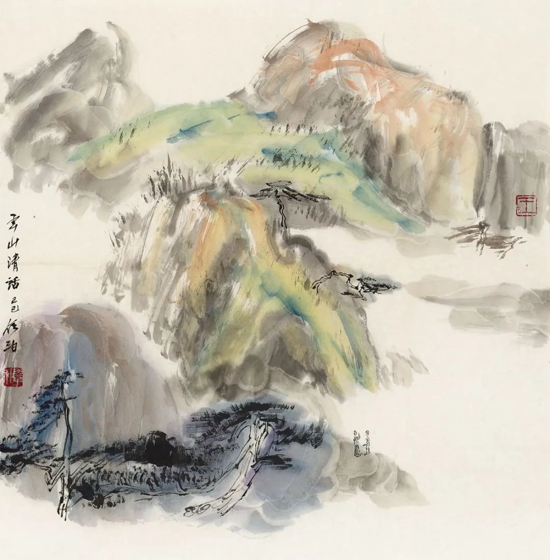 山水画家王学仲作品赏析!