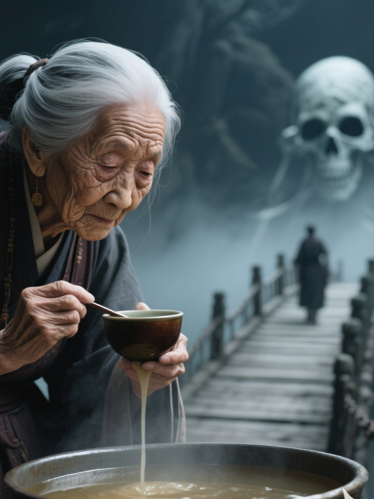 济公到了奈何桥拒喝孟婆汤,孟婆正要发作,为何看清他真身后反而下跪?