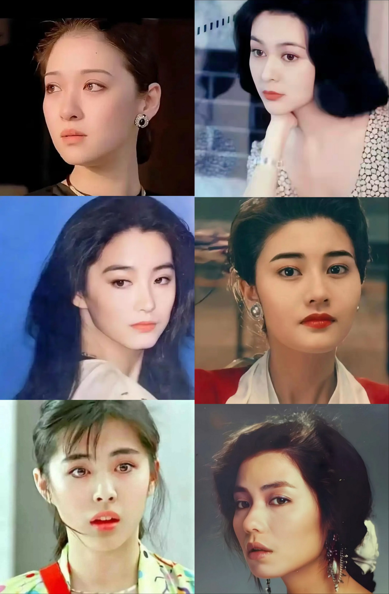 "香港第一美女"钟楚红 "香江第一美女"关之琳 "最美港姐"李嘉欣