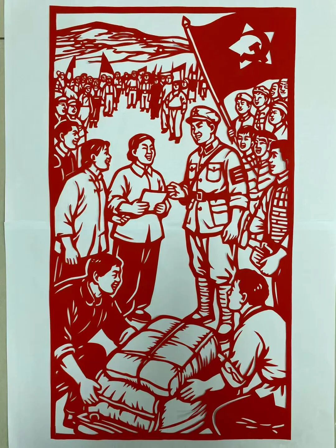 "剪忆抗战,铭记荣光"纪念抗战胜利80周年主题剪纸展播