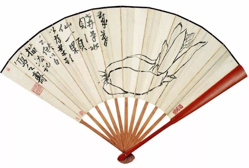 潘天寿扇作三十五幅,真清雅!