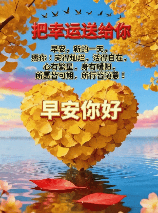 积极向上的早安正能量问候语,祝祖国国泰民安,愿朋友幸福永伴!
