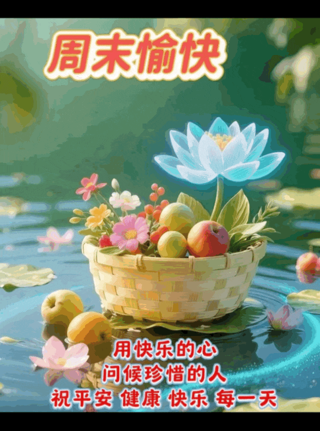 10月4日周六早上好的暖心祝福图片,送上今天的祝福,期待明天的美好