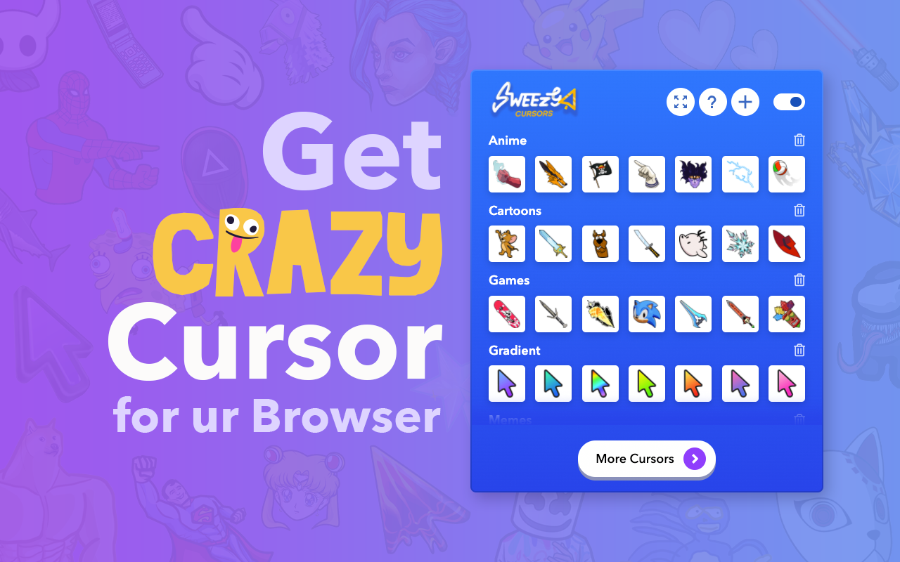 Sweezy Cursors