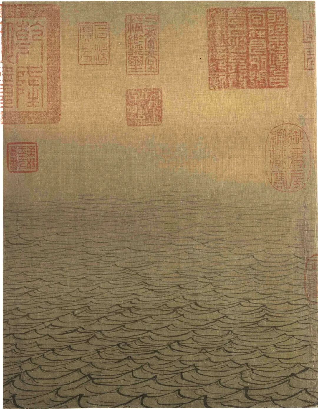 800年前,南宋画家马远为水画了12段肖像