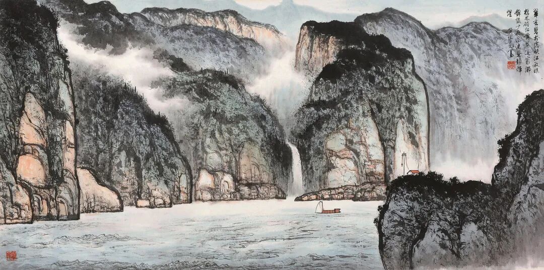 国画名家笔下的三峡,险峻奇绝,雄伟壮观