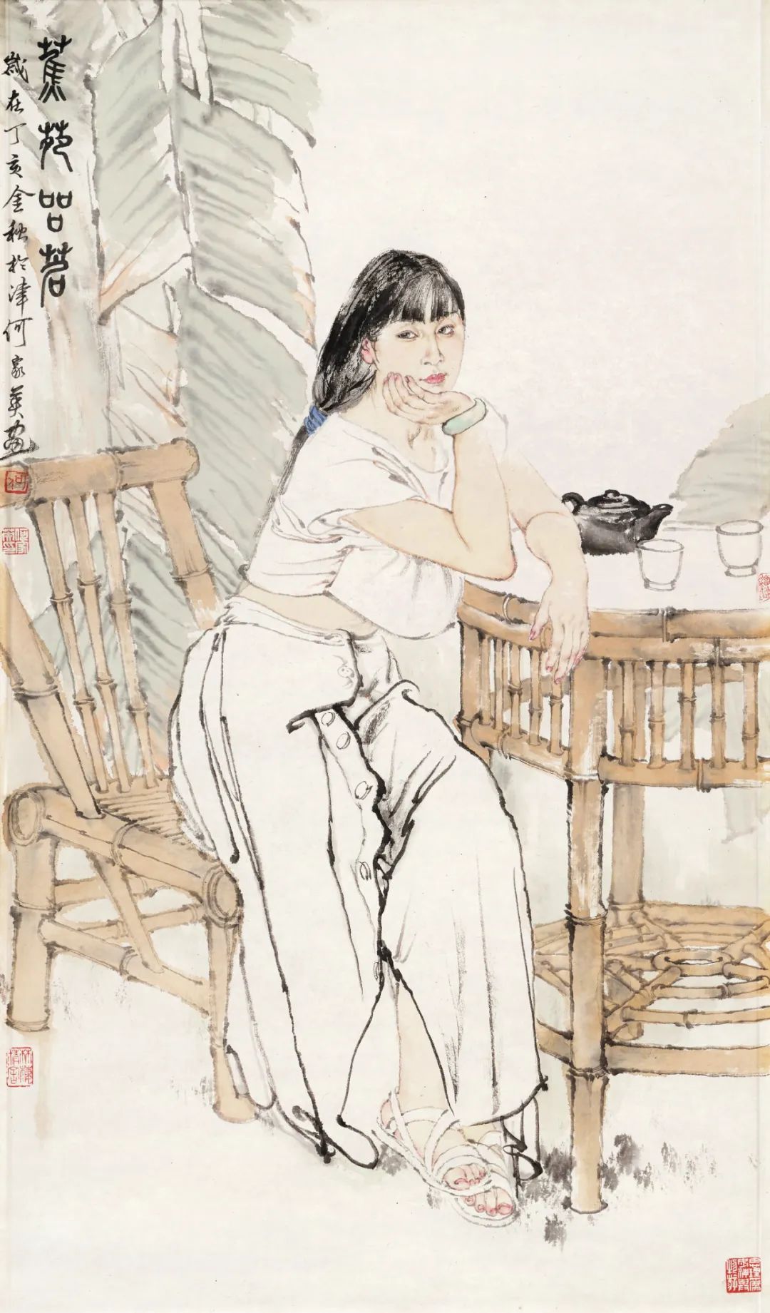 当代画家何家英笔下的人物画