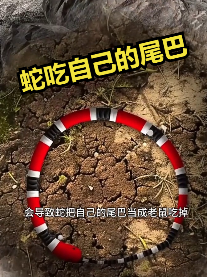 蛇吃自己的尾巴!