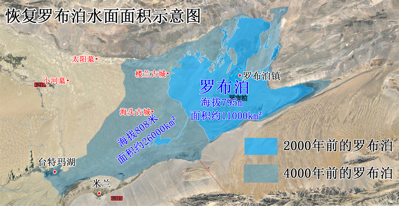 美国卫星探测到:我国新疆"死亡之海"的聚宝盆,罗布泊越来越大,这个"