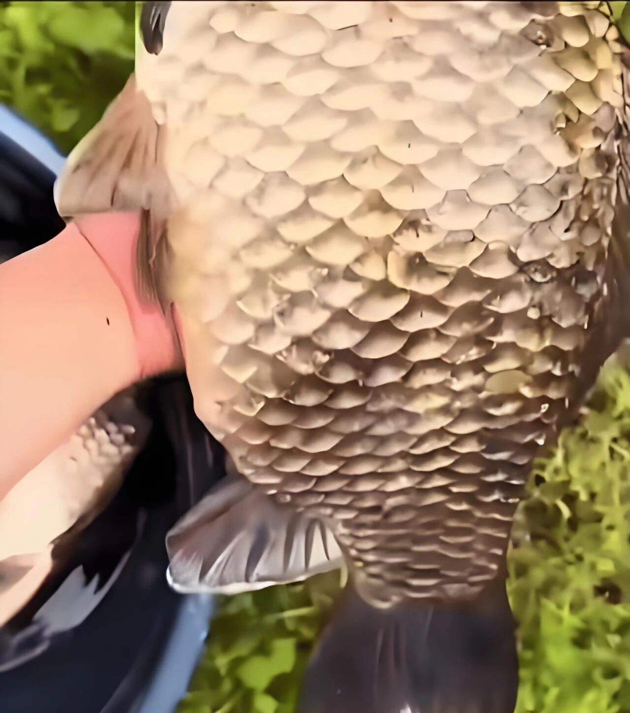 罕见!广东钓获 "鲫鱼王" 5 斤重超桶口,网友炸锅:成精了吧?